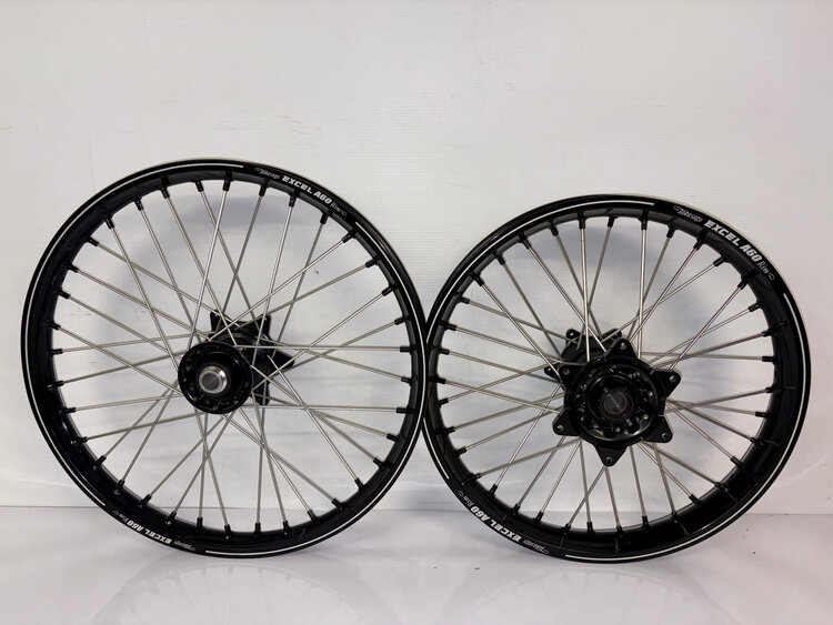 KITE Kite/MXTire Wheel Set - KTM/HUSQ/GAS 19"/21" A60 Rims - Black