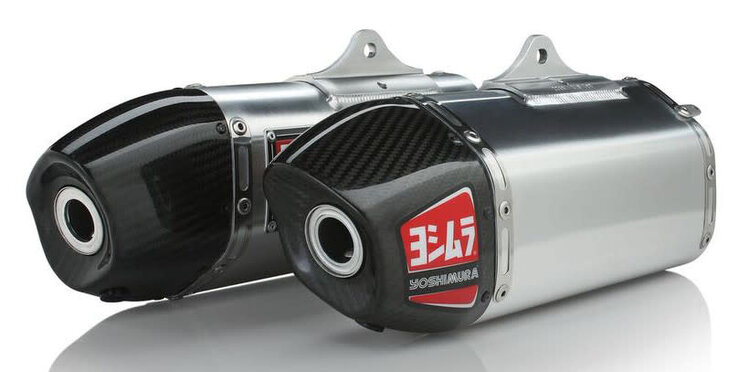 YOSHIMURA 225822H320 YOSHIMURA PIPE RS-9 DUAL EXHAUST SLIP-ON HONDA CRF450R '15