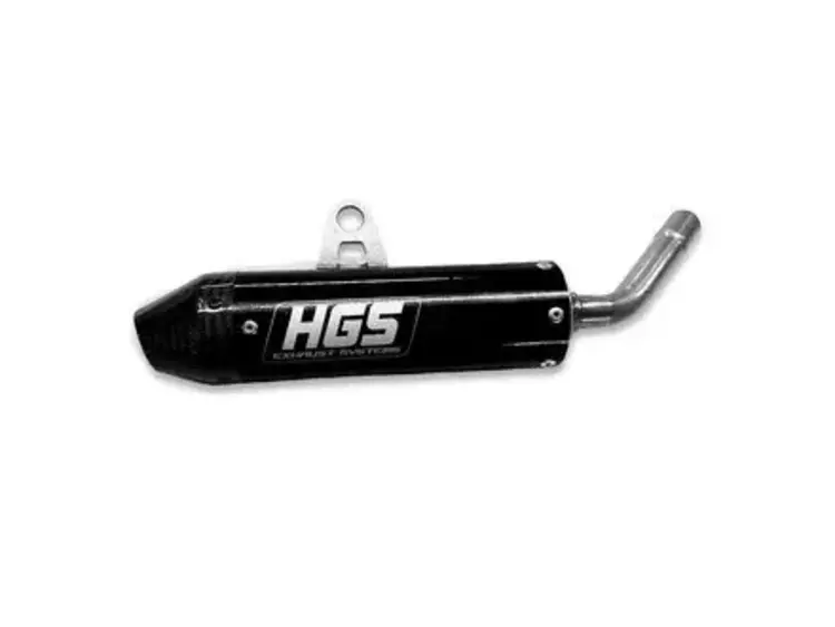 HGS HGS SILENCER PIPE BLACK CARBON TIP KTM SX65 GASGAS MC65 HUSQVARNA TC65 '24