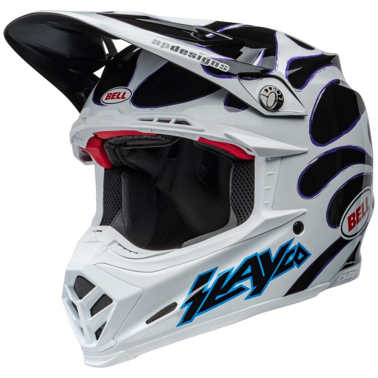 BELL MOTO 9S FLEX HELMET SLAYCO 24 WHITE/BLACK