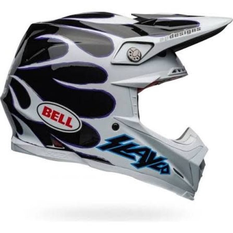 BELL MOTO 9S FLEX HELMET SLAYCO 24 WHITE/BLACK