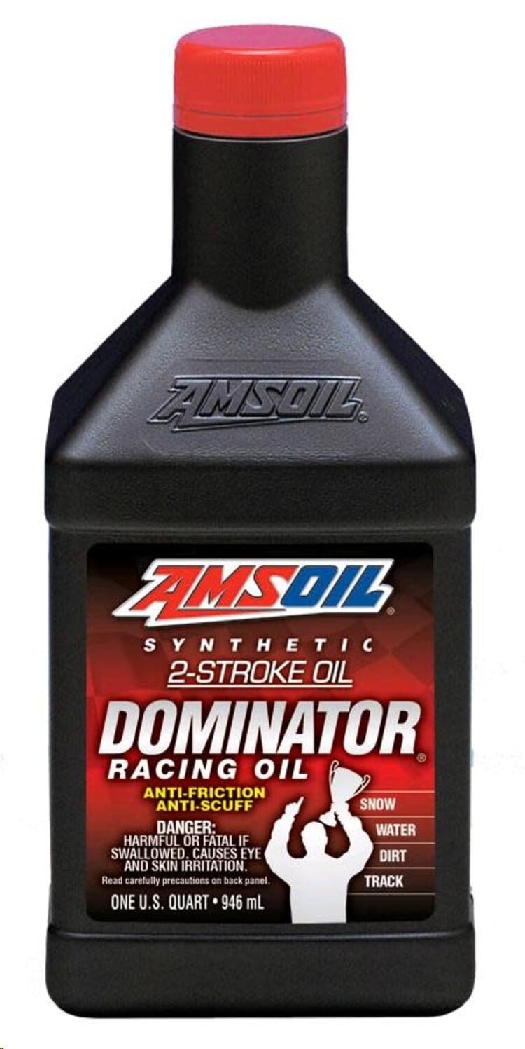 AMSOIL AMSOIL DOMINATOR Synthetic 2 STROKE Oil 1 quart bottle TDRQT