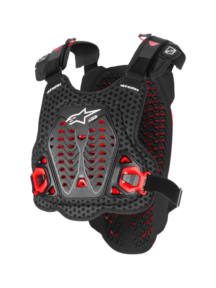 ALPINESTARS ALPINESTAR A-5 PLASMA CHEST PROTECTOR BLK/RD/WHT (XS/S)