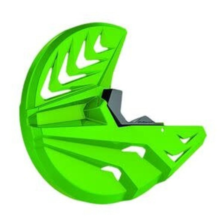 POLISPORT Polisport Front Disc Cover/Guard - KX250/450 '21-'26 - Green