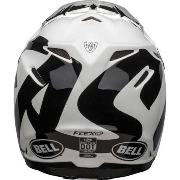 BELL MOTO-9 FLEX FH NEWHALL WHITE/BLACK
