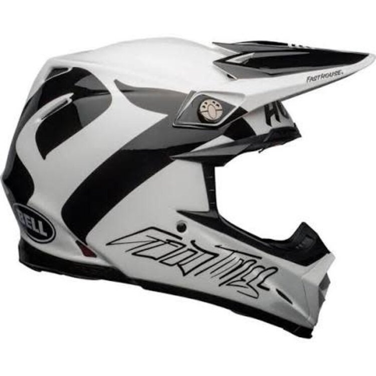 BELL MOTO-9 FLEX FH NEWHALL WHITE/BLACK