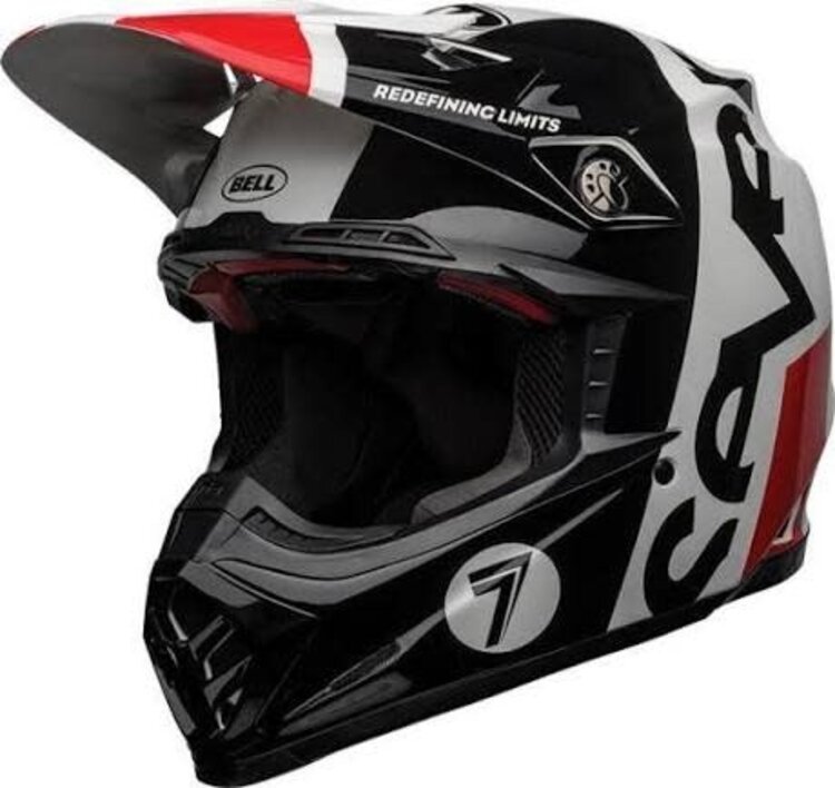 BELL Moto-9 Flex Seven Galaxy Gloss White/Black/Red