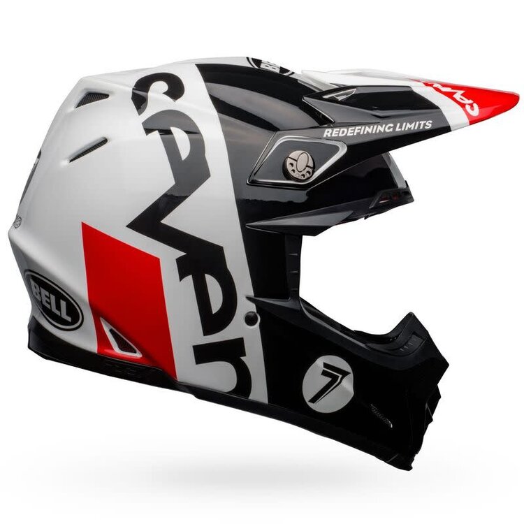 BELL Moto-9 Flex Seven Galaxy Gloss White/Black/Red