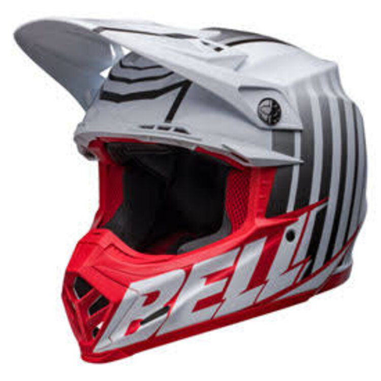 BELL MOTO-9S FLEX SPRINT HELMET WHITE/RED