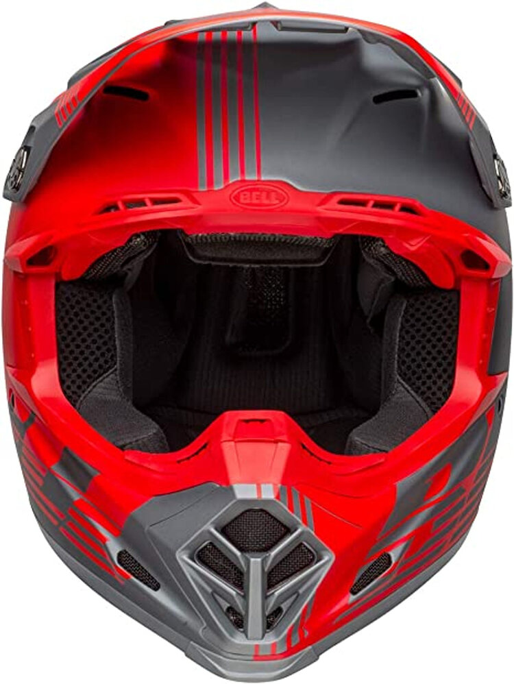 BELL Moto-9 Flex Louver Matte Gray/Red