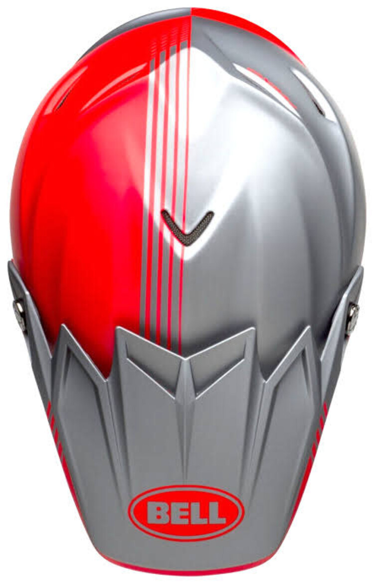 BELL Moto-9 Flex Louver Matte Gray/Red