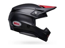 BELL MOTO-10 HELMET SATIN/GLOSS, RED/BLACK