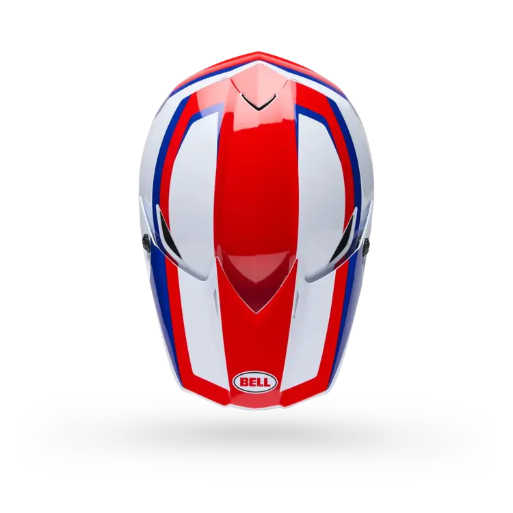 BELL MX-10 YOUTH HELMET DYNO RED/WHITE