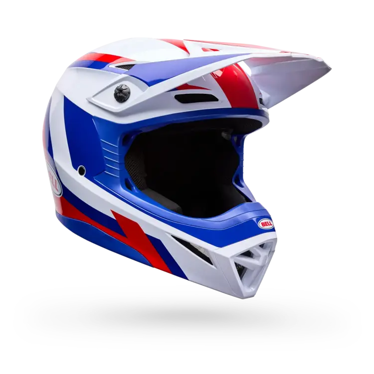 BELL MX-10 YOUTH HELMET DYNO RED/WHITE