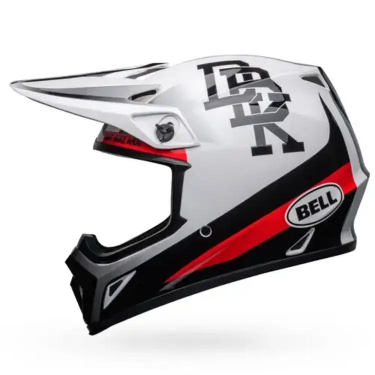 MX 9 MIPS TWITCH HELMET GLOSS WHITE/BLACK