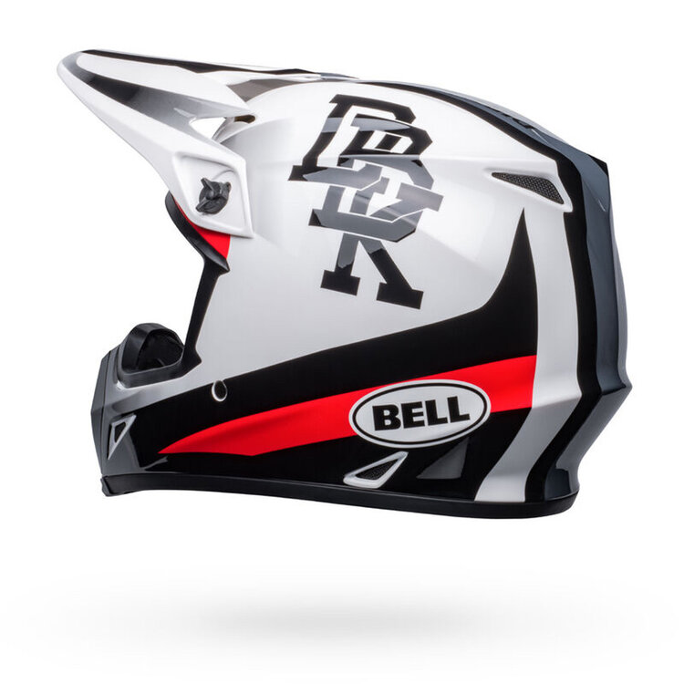 MX 9 MIPS TWITCH HELMET GLOSS WHITE/BLACK