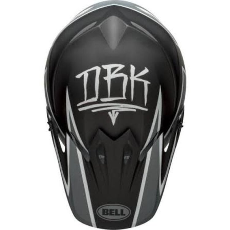 MX 9 TWITCH HELMET MATTE BLACK/GREY/WHITE