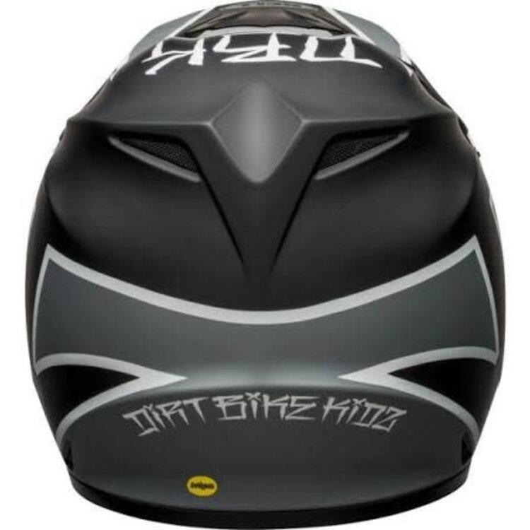 MX 9 TWITCH HELMET MATTE BLACK/GREY/WHITE