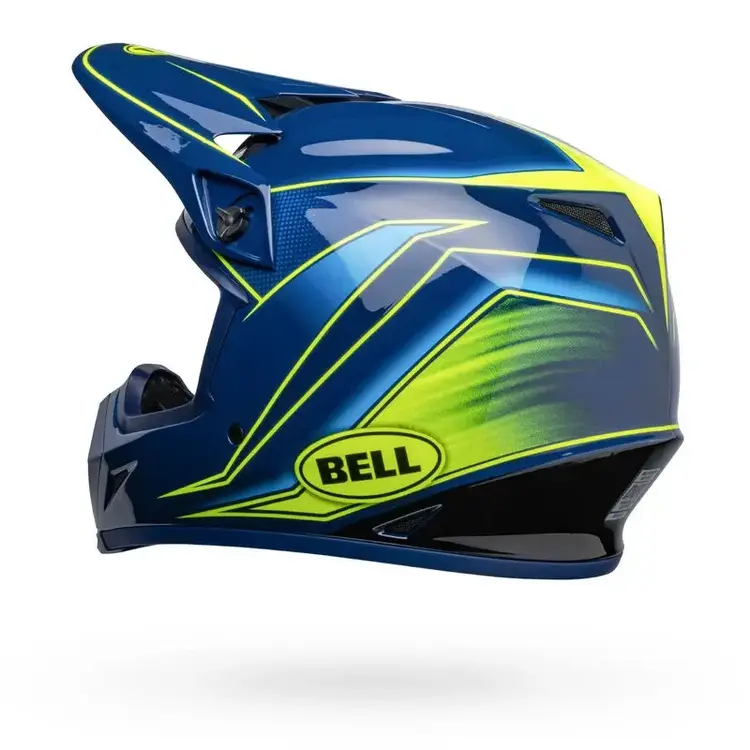 BELL MX 9 MIPS ZONE HELMET NAVY/ RETINA