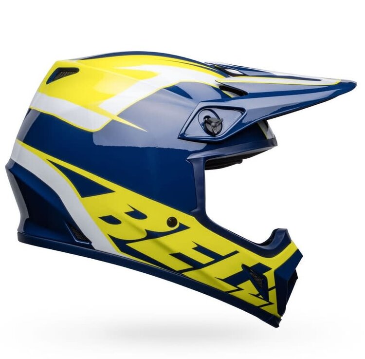 BELL MX 9 MIPS SPARK GLOSS BLUE/YELLOW