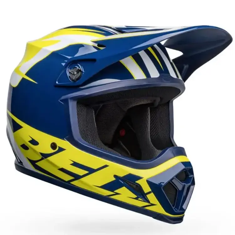 BELL MX 9 MIPS SPARK GLOSS BLUE/YELLOW