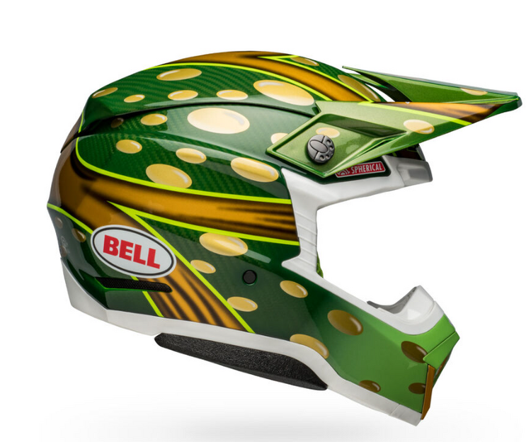 BELL MOTO 10 MCGRATH REPLICA 22 GREEN/GOLD