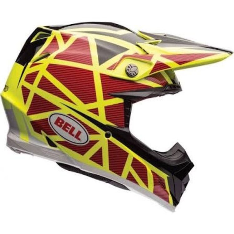 BELL Moto-9 Flex Strapped Yellow/Red