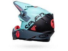BELL MOTO 9S FLEX SEVEN VANGUARD MATTE AQUA/BLACK L