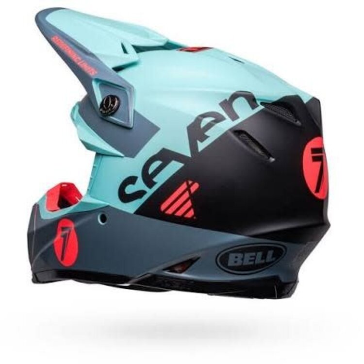 BELL MOTO 9S FLEX SEVEN VANGUARD MATTE AQUA/BLACK L