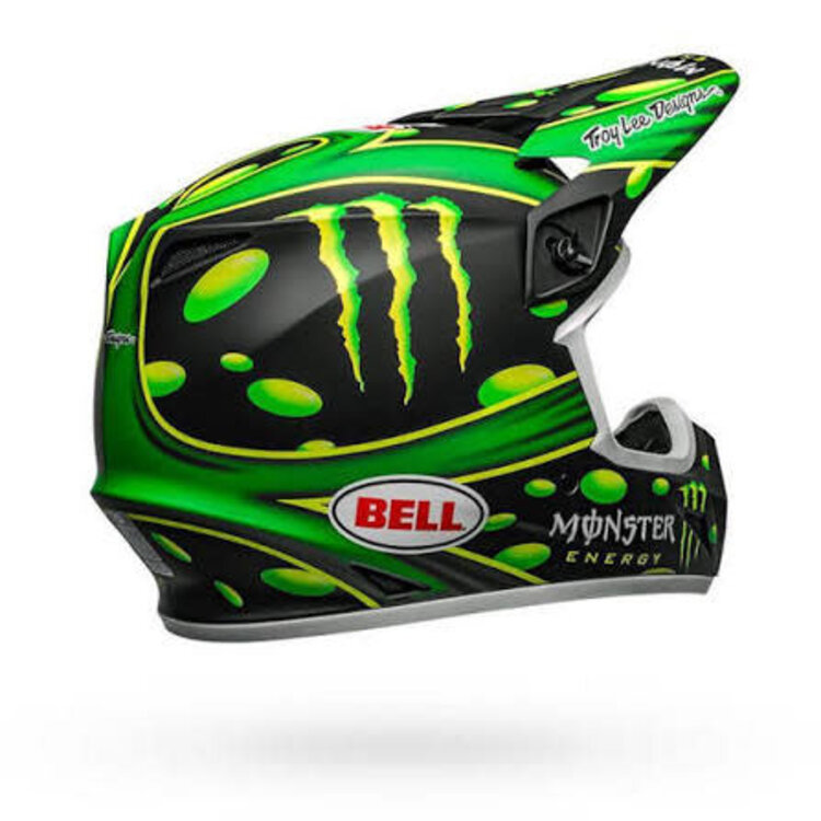 BELL MX-9 MIPS MCGRATH SHOWTIME REPLICA MATTE BLACK/GREEN  SMALL