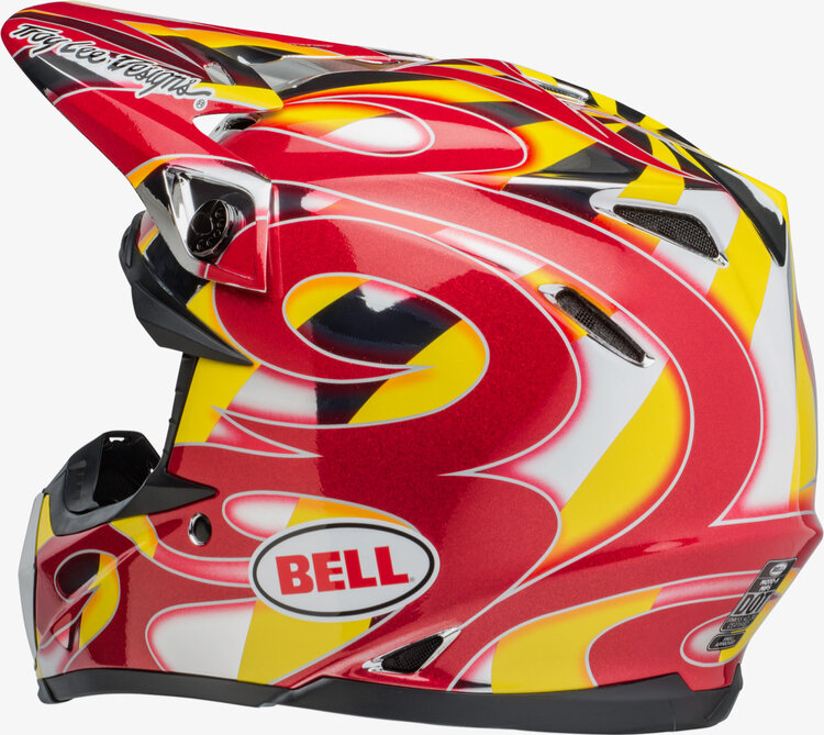 BELL Bell Moto-9 MC Replica Gloss Red/Yellow/Chrome