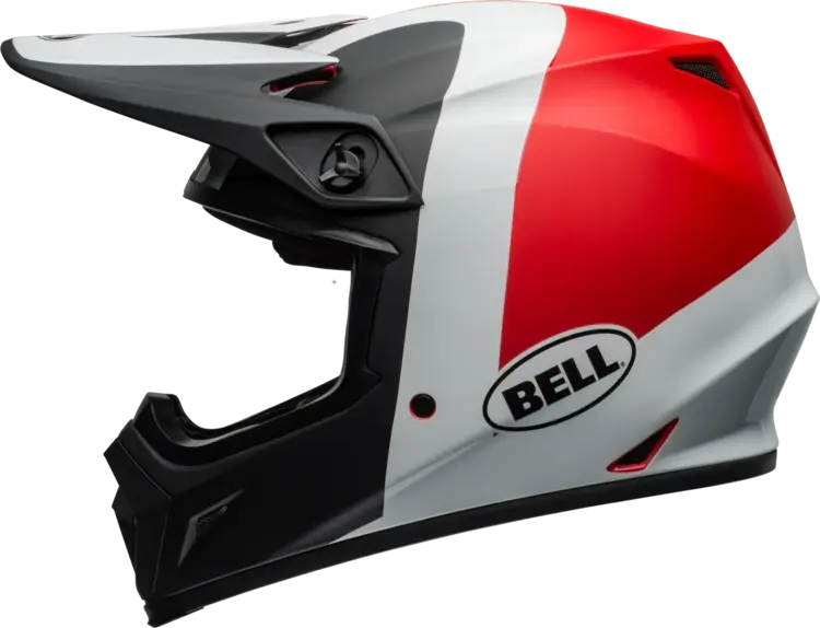 BELL Bell MX-9 MIPS Presence Matte/Gloss Black/White/Red