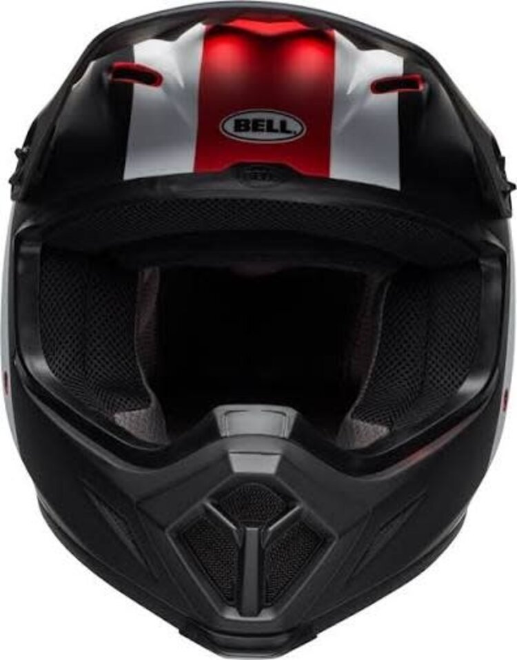 BELL Bell MX-9 MIPS Presence Matte/Gloss Black/White/Red