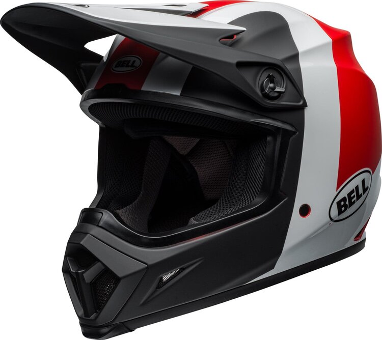 BELL Bell MX-9 MIPS Presence Matte/Gloss Black/White/Red