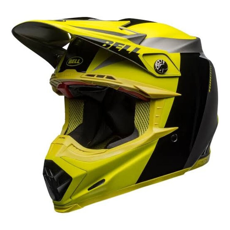 BELL Moto-9 Flex Division Matte/Gloss Black/Hi-Viz/Gray