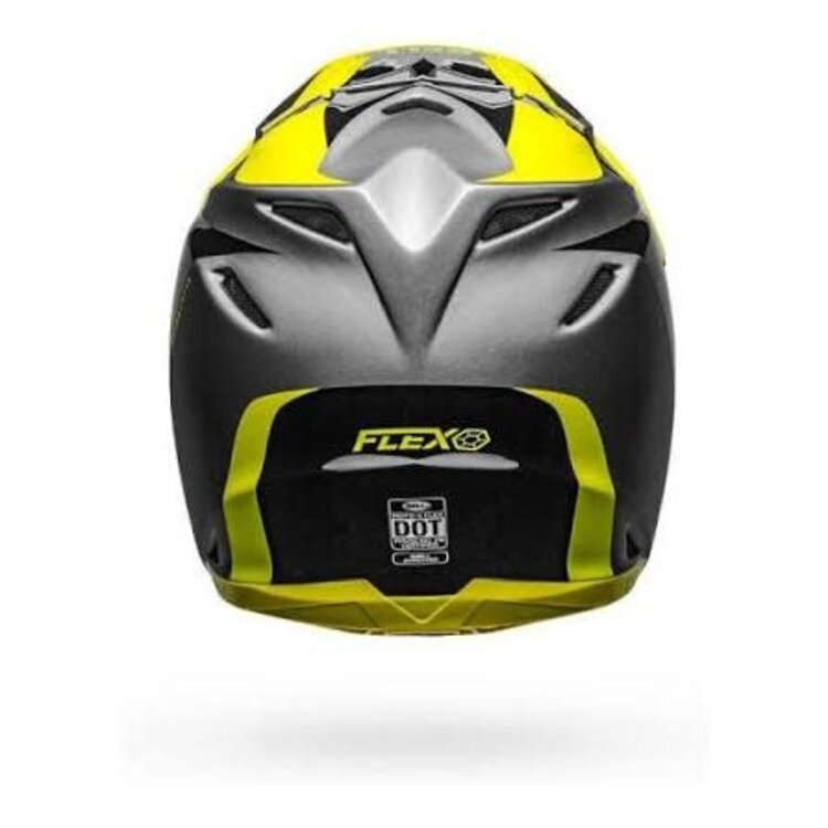 BELL Moto-9 Flex Division Matte/Gloss Black/Hi-Viz/Gray