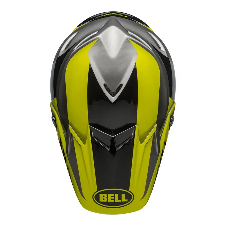 BELL Moto-9 Flex Division Matte/Gloss Black/Hi-Viz/Gray