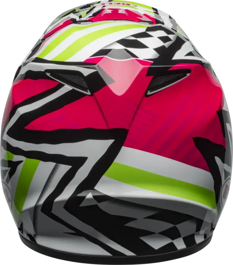 BELL BELL MX-9 MIPS TAGGER ASYMMETRIC GLOSS PINK/GREEN