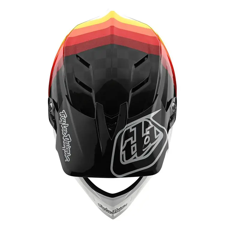 TROY LEE DESIGNS D4 Carbon Helmet Mirage Black/Red Medium