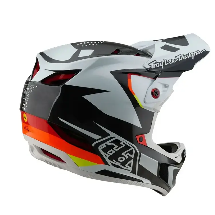 TROY LEE DESIGNS D4 Carbon Helmet Mirage Black/Red Medium