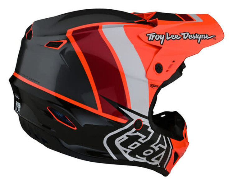 TROY LEE DESIGNS GP HELMET NOVA GLO ORANGE
