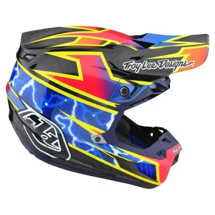 TROY LEE DESIGNS SE5 CARBON HELMET; LIGHNING SPEED