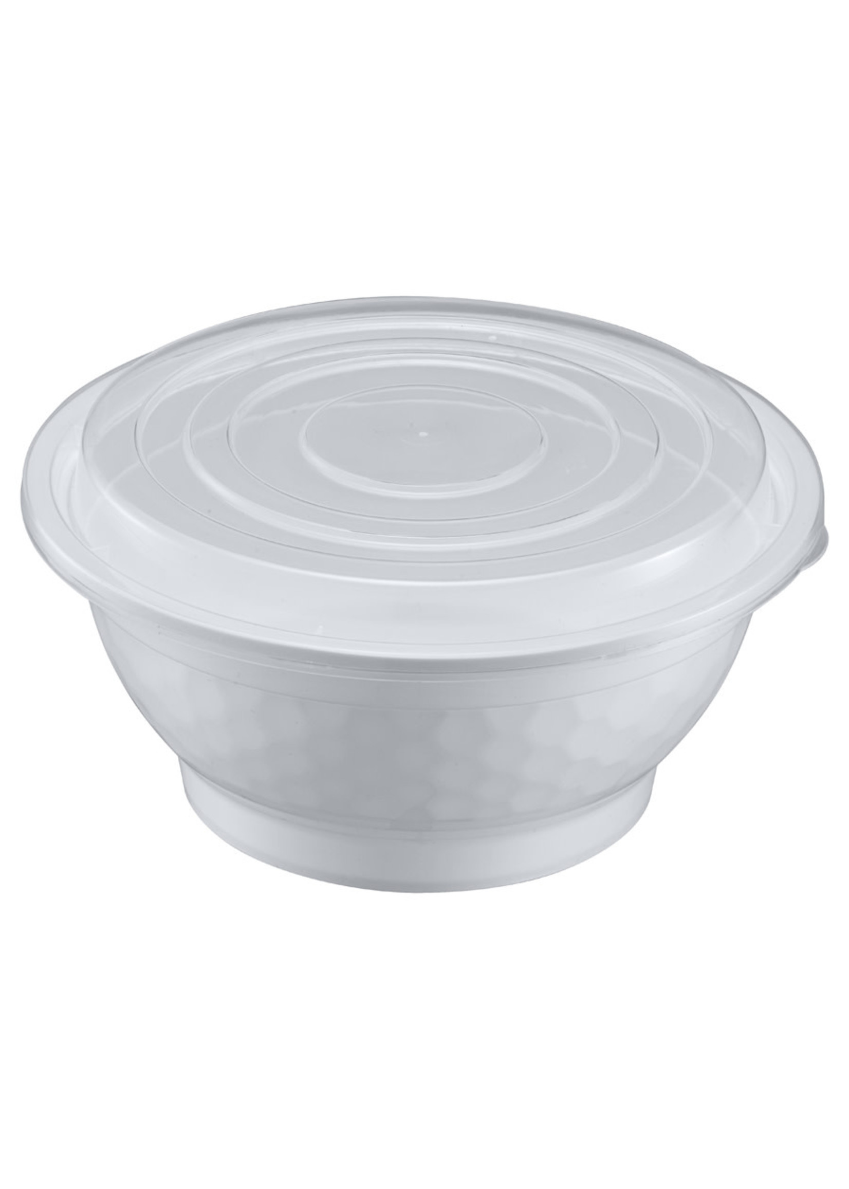 Tiya, Inc. NB-36W - 36oz Microwavable Noodle Bowl with Lid, White, 120 Sets (40/6)