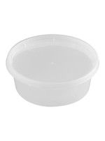 Gladway TY-S8 / DLH8 - 8oz PP Deli Container, 240 sets (24/20)