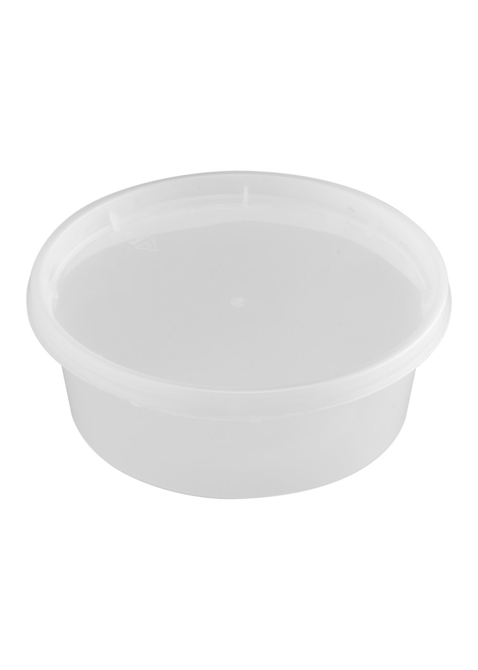 Gladway TY-S8 / DLH8 - 8oz PP Deli Container, 240 sets (24/20)