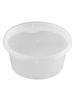 Gladway TY-S12 / DLH12 - 12oz PP Deli Container, 240 sets (24/20)