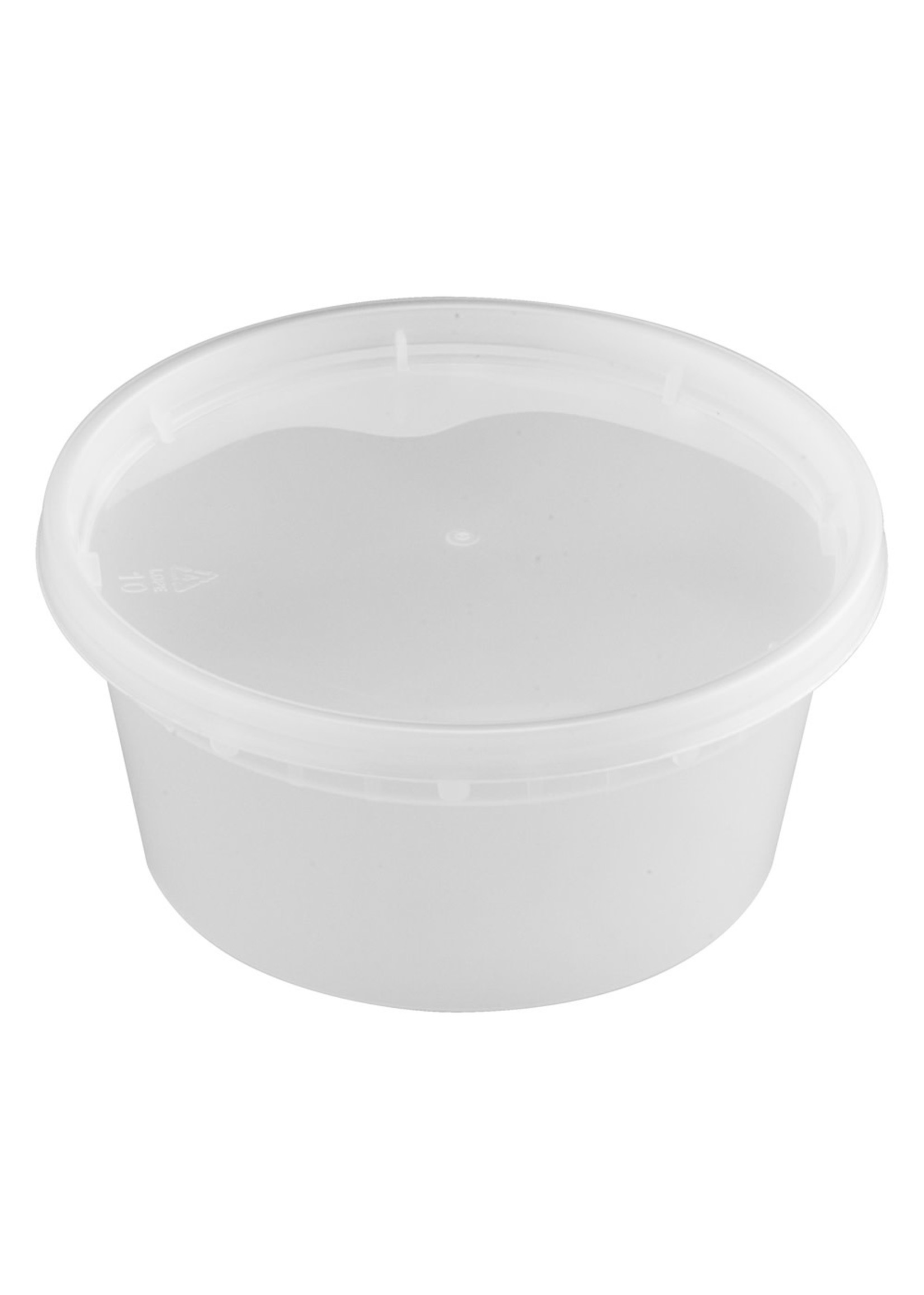 Gladway TY-S12 / DLH12 - 12oz PP Deli Container, 240 sets (24/20)