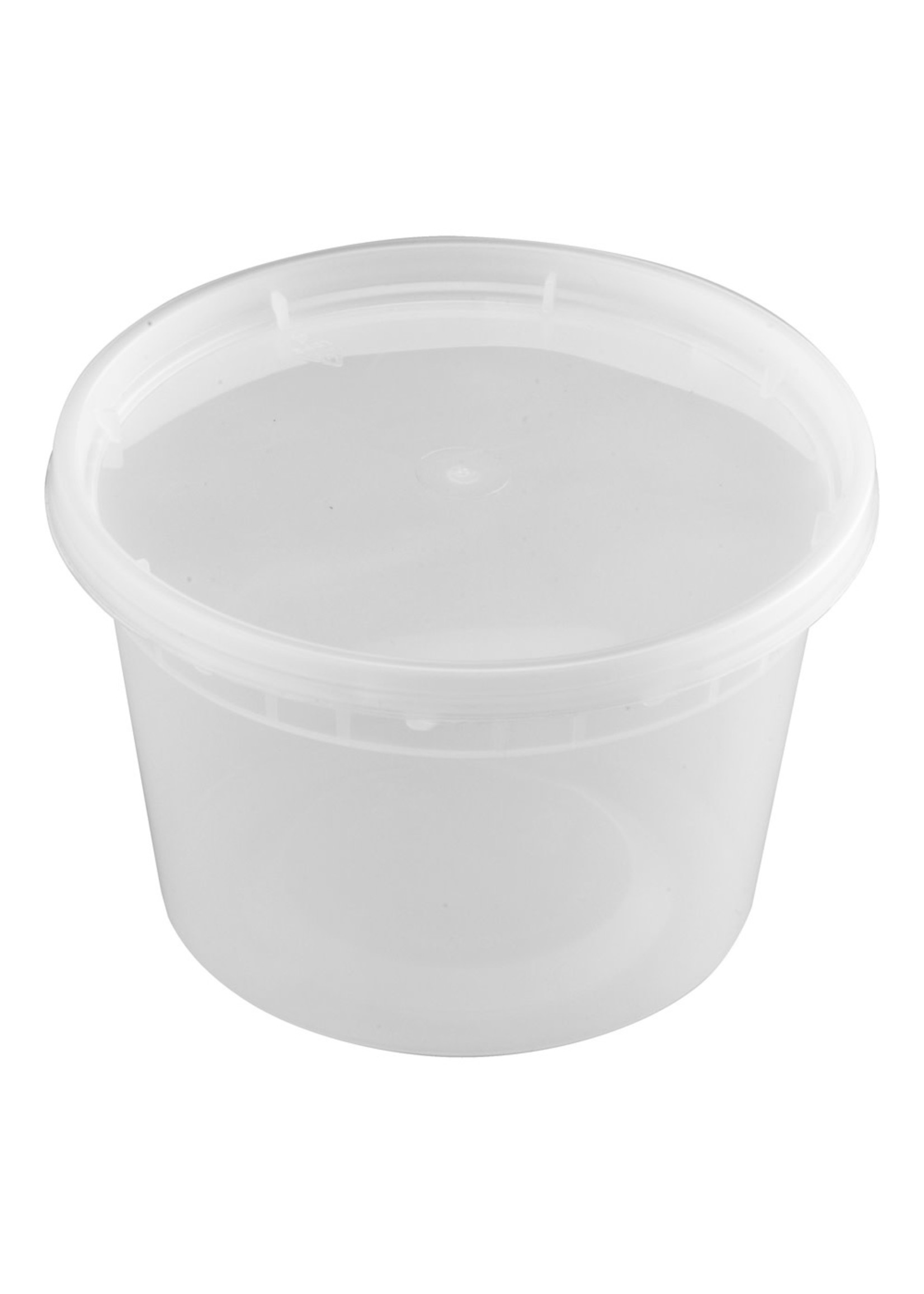 Gladway TY-S16 / DLH16 - 16oz PP Deli Container, 240 sets (24/20)