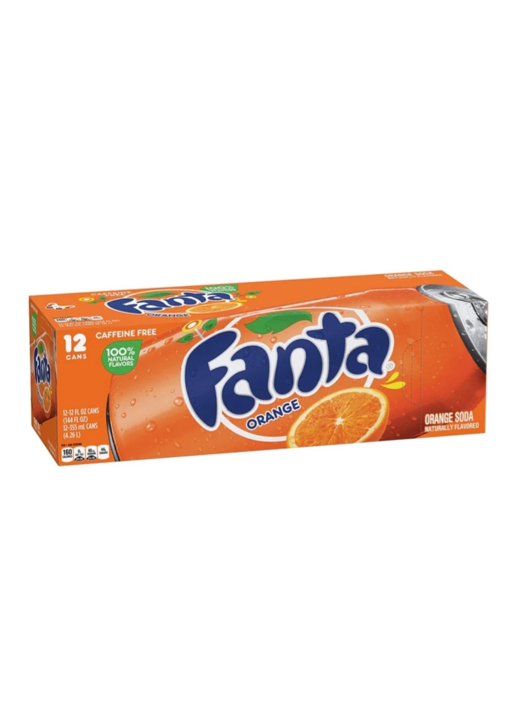 Fanta 116151- Fanta Orange Soda Fridge Pack Cans, 12 fl oz, 12 Pack, 2 Sets