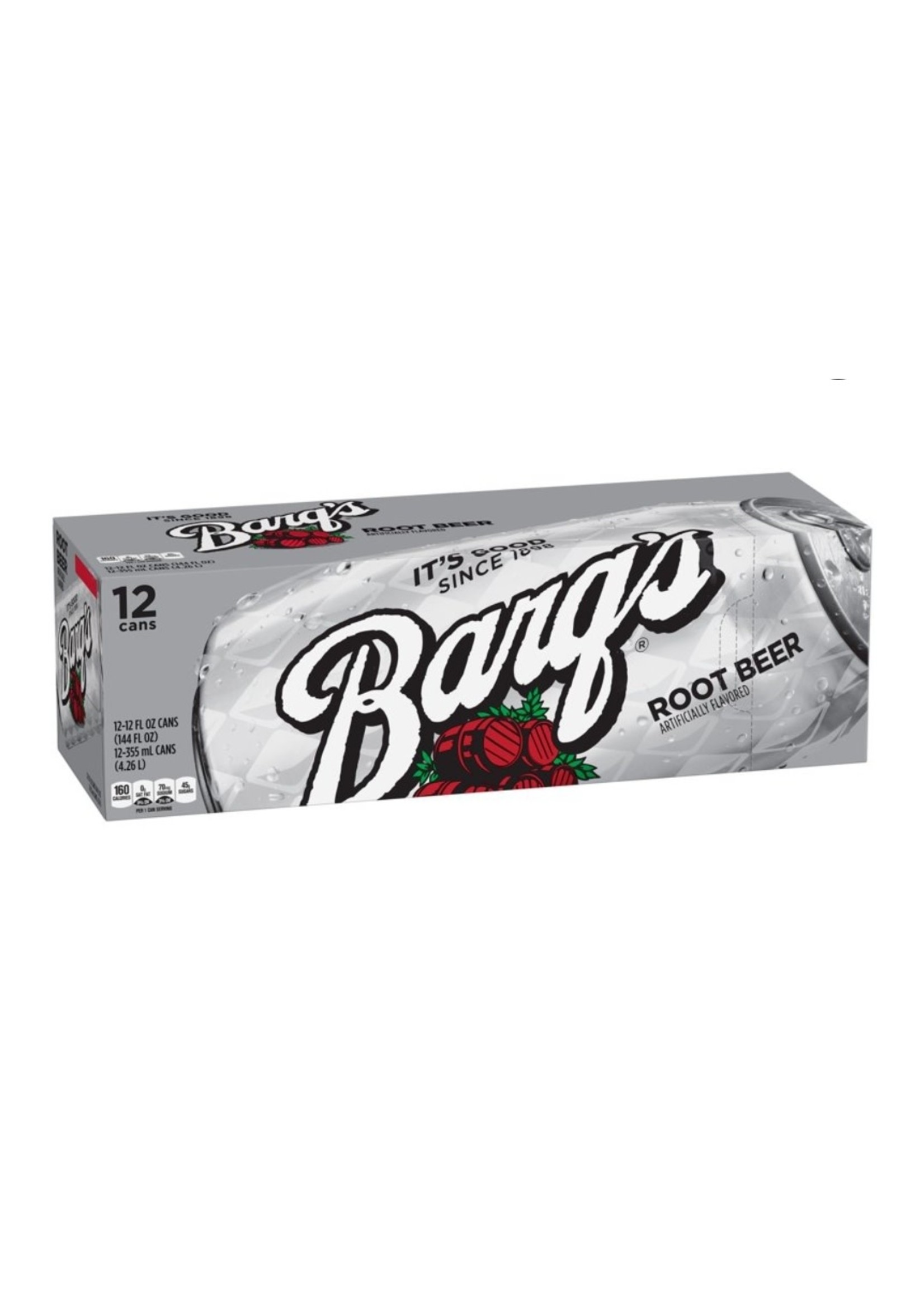 Barq's Rootbeer 116149 - Barq's Root Beer Fridge Pack Cans, 12 fl oz, 12 Pack, 2 Sets